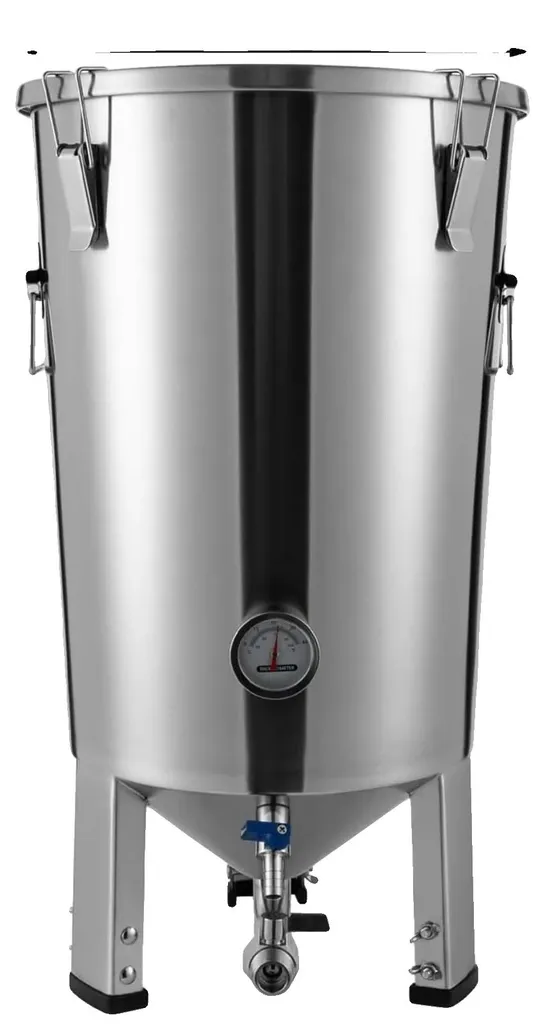 Fermenteur Inox 32L avec Régulation Thermique et Thermostat Argent