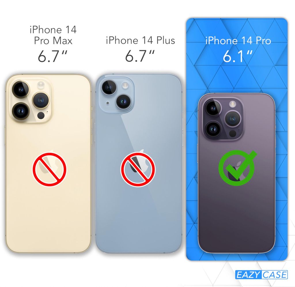 EAZY CASE - TPU Hülle für Apple iPhone 14 Pro, TPU Case Produktbild 