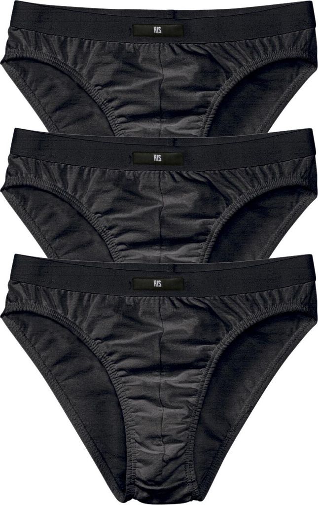 H.I.S. Slip 3 -teilig schwarz Größe M Produktbild 