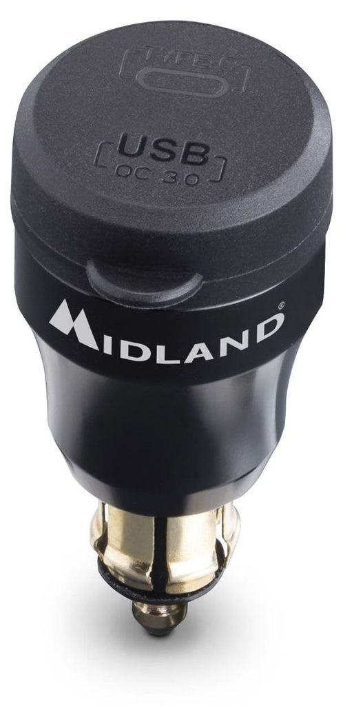 Adattatore DIN tipo BMW MIDLAND caricatore doppia presa USB Immagine del prodotto 