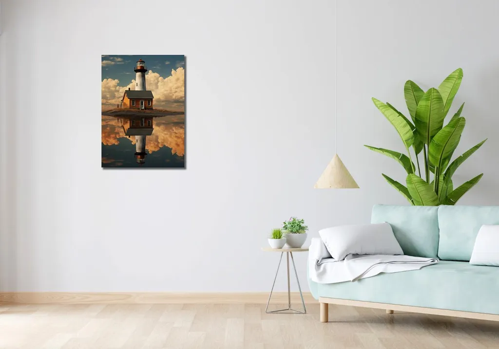 Tableau niveau de la mer 50 x 70 cm avec impression haute définition