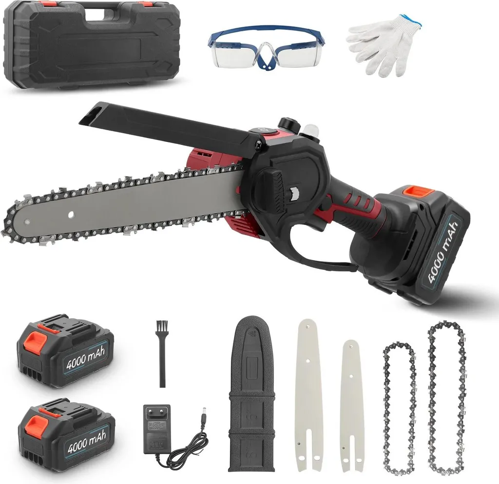 Motosega Design 18V Brushless - Potatura di Precisione Lama 20cm