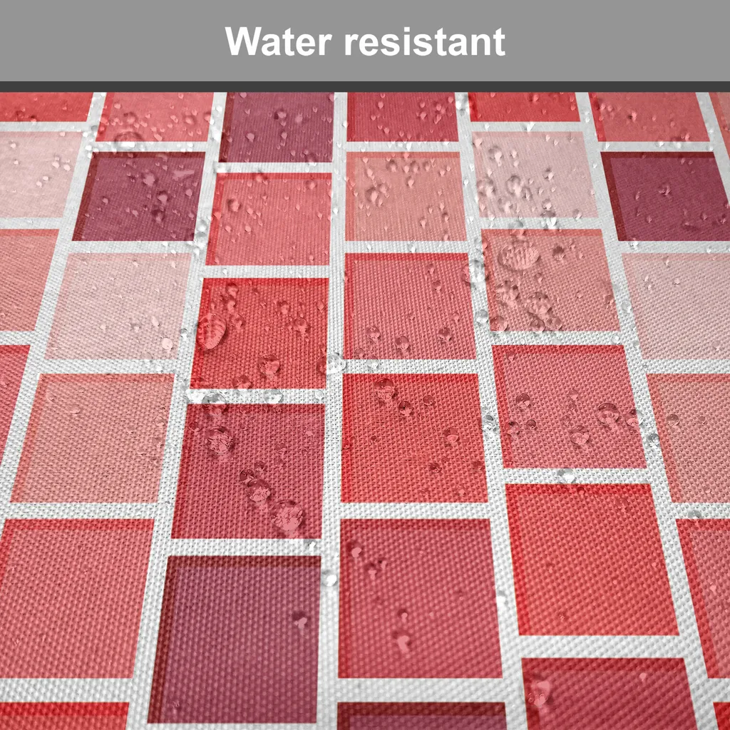 ABAKUHAUS Imbottitura geometrica per sedie da sala da pranzo, Tile Quadrato Rettangolare, Cuscino decorativo impermeabile con cinturini per sedie da cucina, 40 cm x 40 cm - Confezione da 12, Coral Rose Rosa essiccata - 2