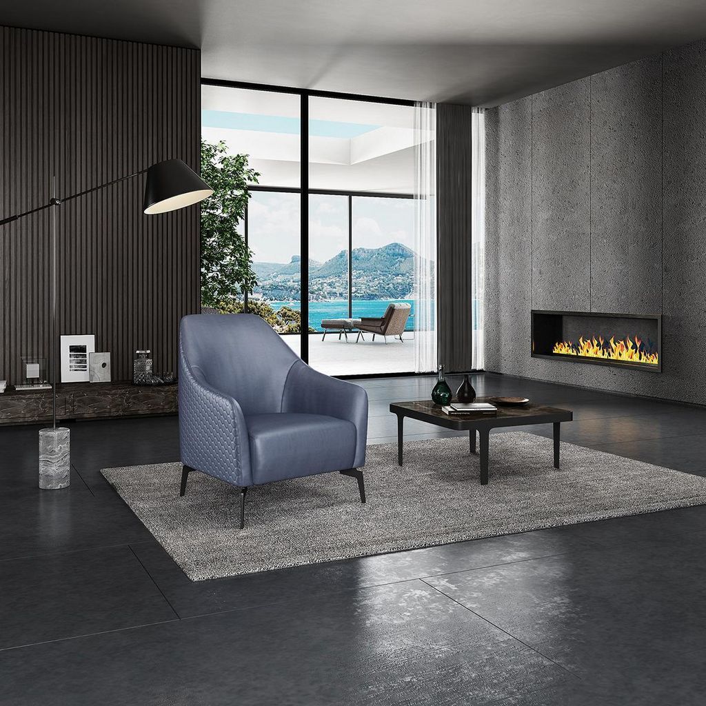 Moderner Design Sessel Leder Wohnzimmer Lounge Luxus Design Möbel Stühle Neu