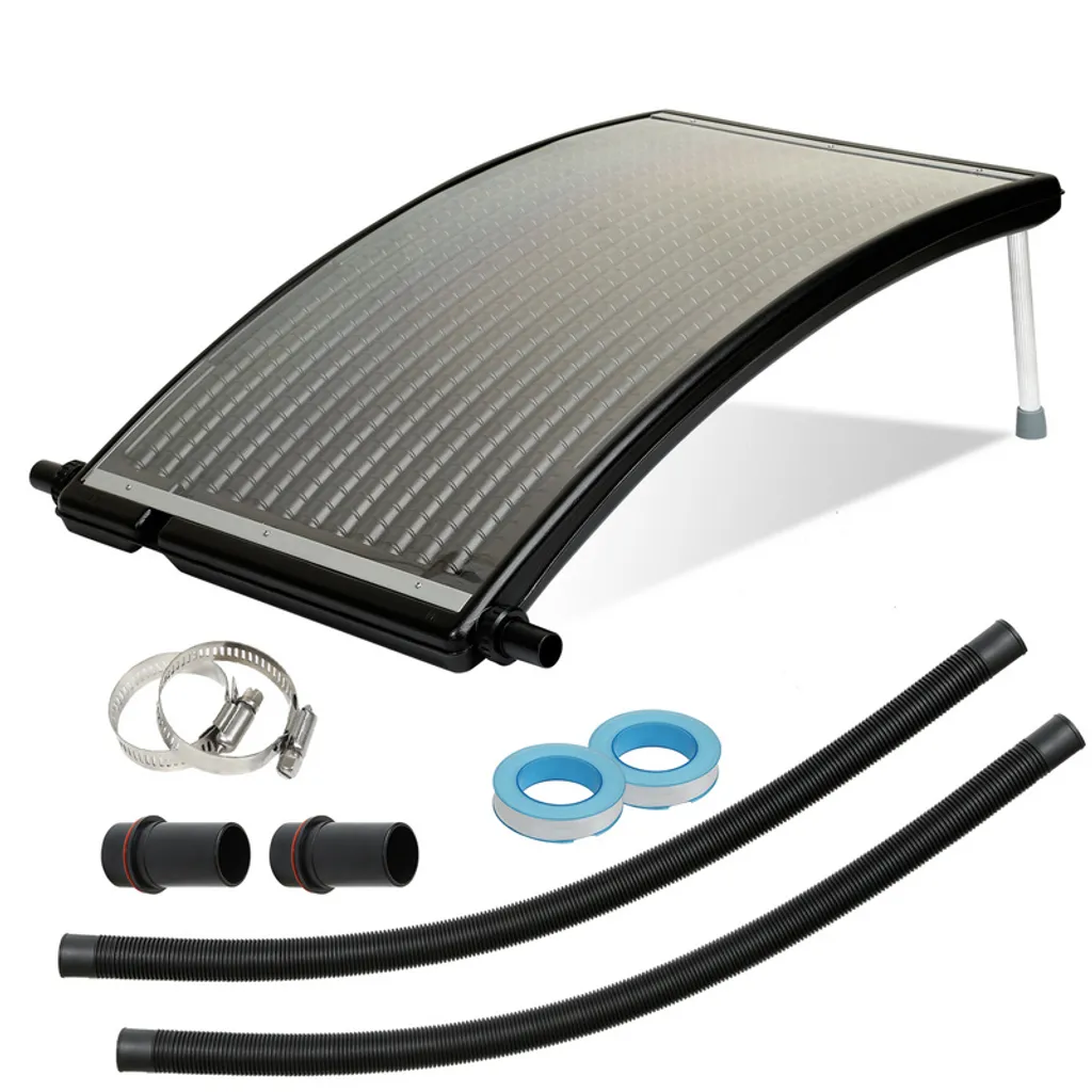 Assorbitore Solare TolleTour 110 x 69 cm - Riscaldatore Piscina Nero