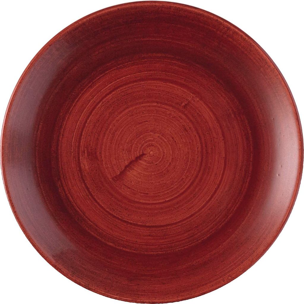 Churchill Stonecast Patina Rot Rost Evolve Coupe Teller 219mm (12 Stück)