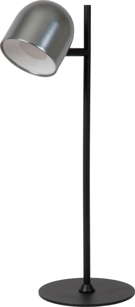Schreibtischlampe LED Dimmer Touch Funktion Metall verstellbar 46 cm hoch IP44 Schwarz Grauguss 350 lm Modern