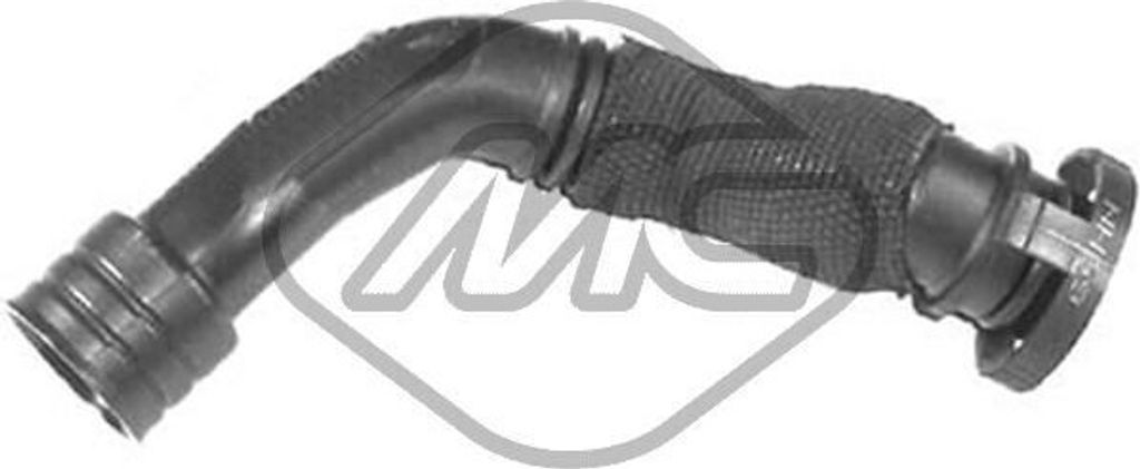 Metalcaucho AGR-Rohr 03831 für VW Golf IV Schrägheck (1J1) 0,04kg