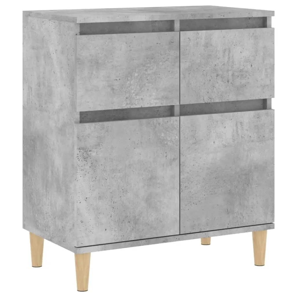 SYFAX™ Madia Grigio Cemento 60x35x70 cm | Mobile Contenitore Robusto