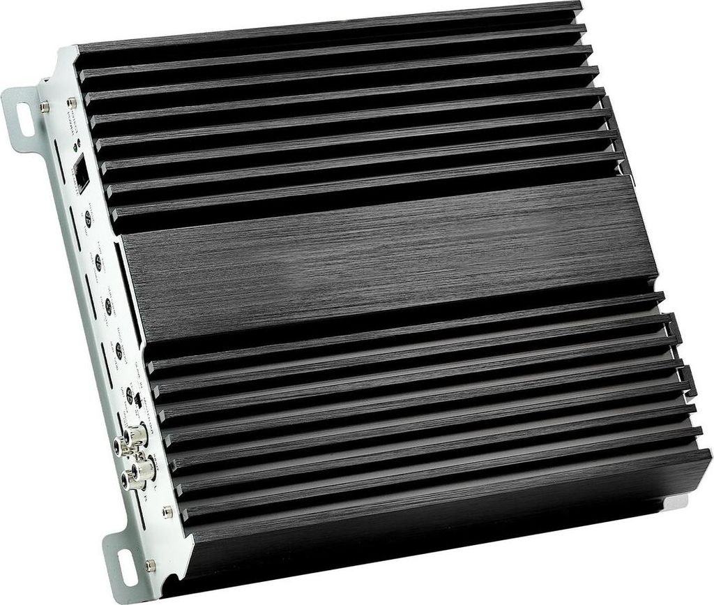 Monoblock Car Amplifier, 1200W RMS MAX, 1/2/4 Ohm Stable, 1-Channel Class D Car Audio Amplifier with Remote Subwoofer Level Control, Low Pass Filte...