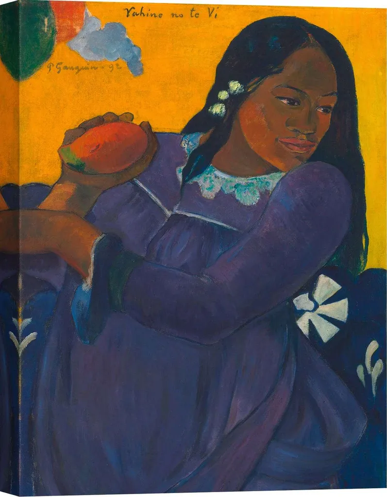 Regala Gauguin: Stampa su Tela Vahine no te vi 60x40 cm - Idea Regalo Unica
