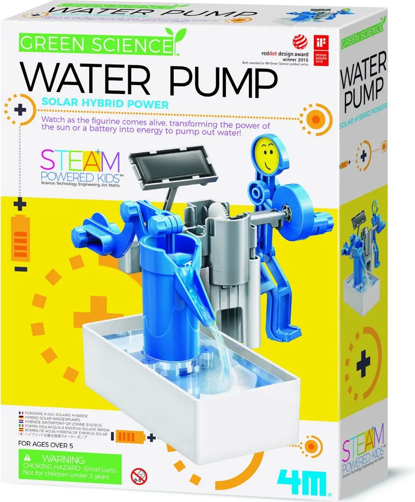 Construire une Pompe à Eau Solaire Hybride 4M pour Expériences STEM