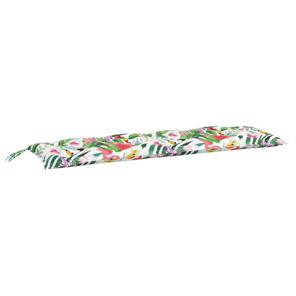 vidaXL Gartenbank-Auflage Mehrfarbig 150x50x7 cm Oxford-Gewebe
