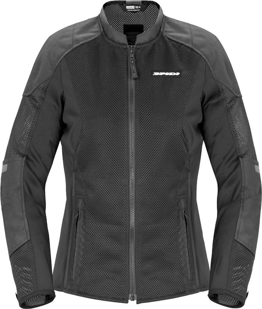 Spidi Super Net Damen Motorrad Textiljacke, schwarz, XL