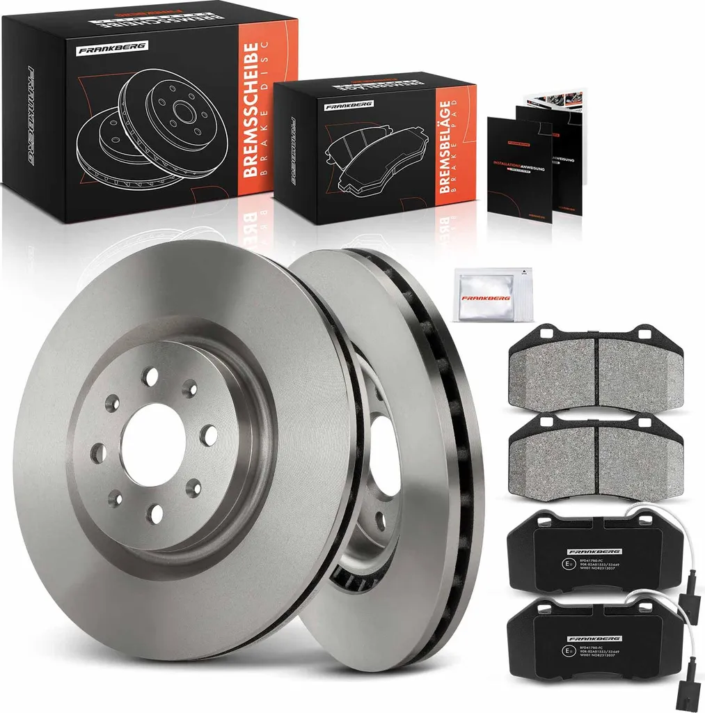 Kit Freinage Avant Disques et Plaquettes pour Fiat Punto Evo 1.4 2007-2012
