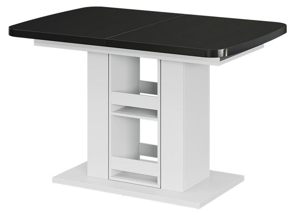 Esstisch Vicco Fenaro Schwarz/Weiß 120 x 80 cm, Model 59610