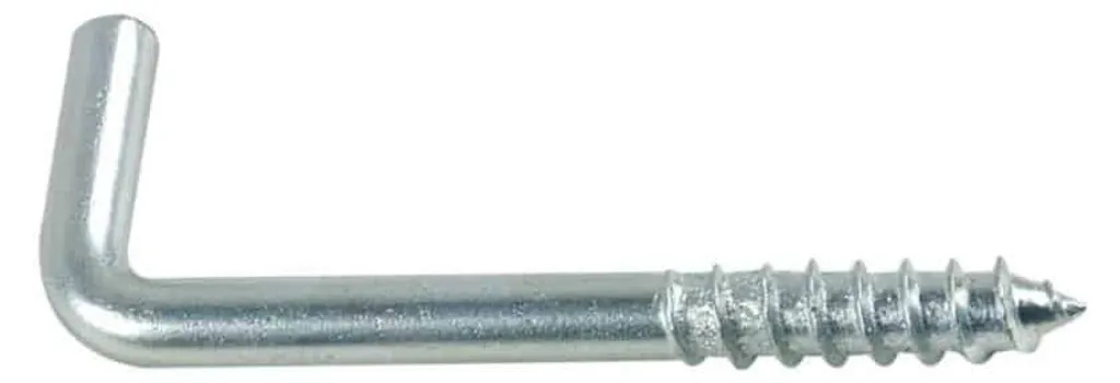 Gonds à vis pour fixation bois 3 x 40 mm lot de 200 pièces zingué blanc