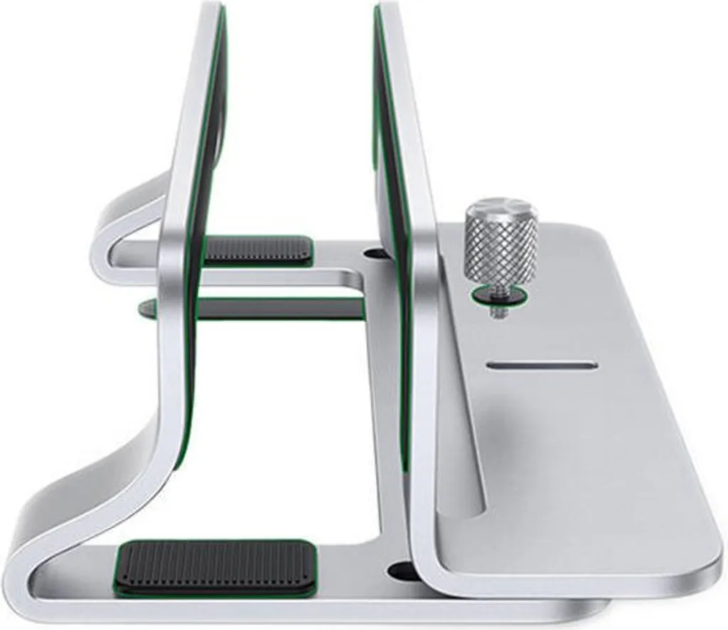 Support Vertical PC Portable Aluminium Ajustable avec Base Thermique Stable - 19