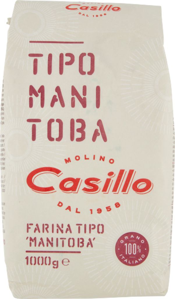 Farina Manitobo Pizzamehl Typ 00 1kg - Molino Casillo