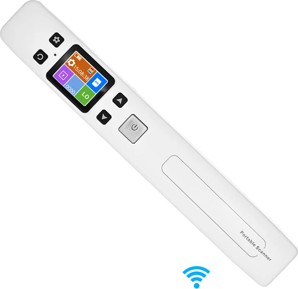 Scanner A4 portable Wifi pour livres et documents pro avec écran LCD