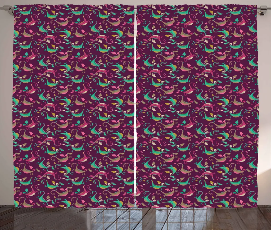 ABAKUHAUS Tenda Universale Draghi 280x175 cm: Resistente e Lavabile