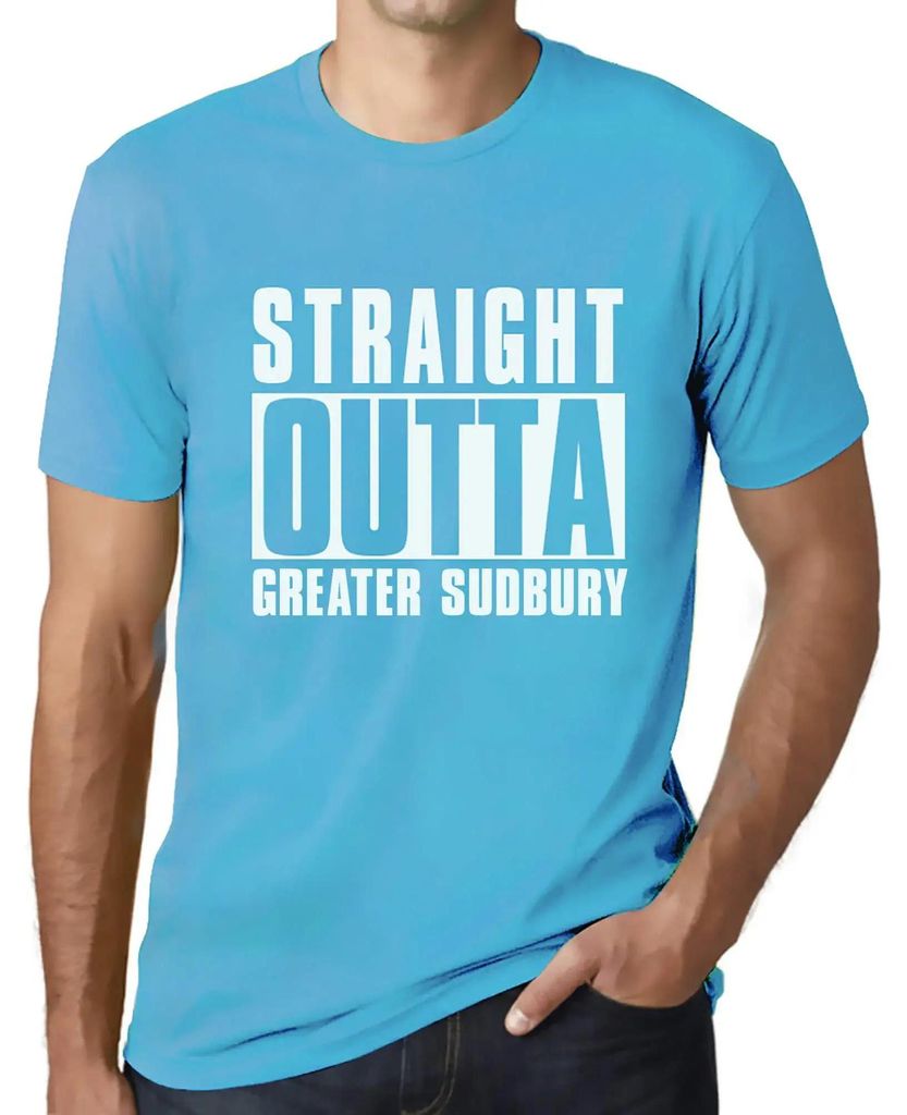 Herren Grafik T-Shirt Direkt aus dem Großraum Sudbury – Straight Outta Greater Sudbury – Öko-Verantwortlich Vintage Jahrgang Kurzarm Lustige ...