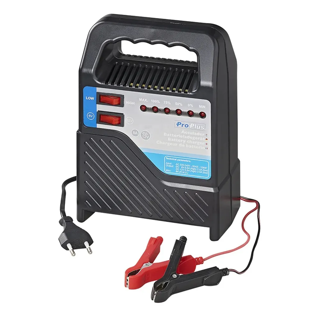Caricabatterie Auto e Moto 6V/12V 8Amp | Ricarica Rapida Portatile