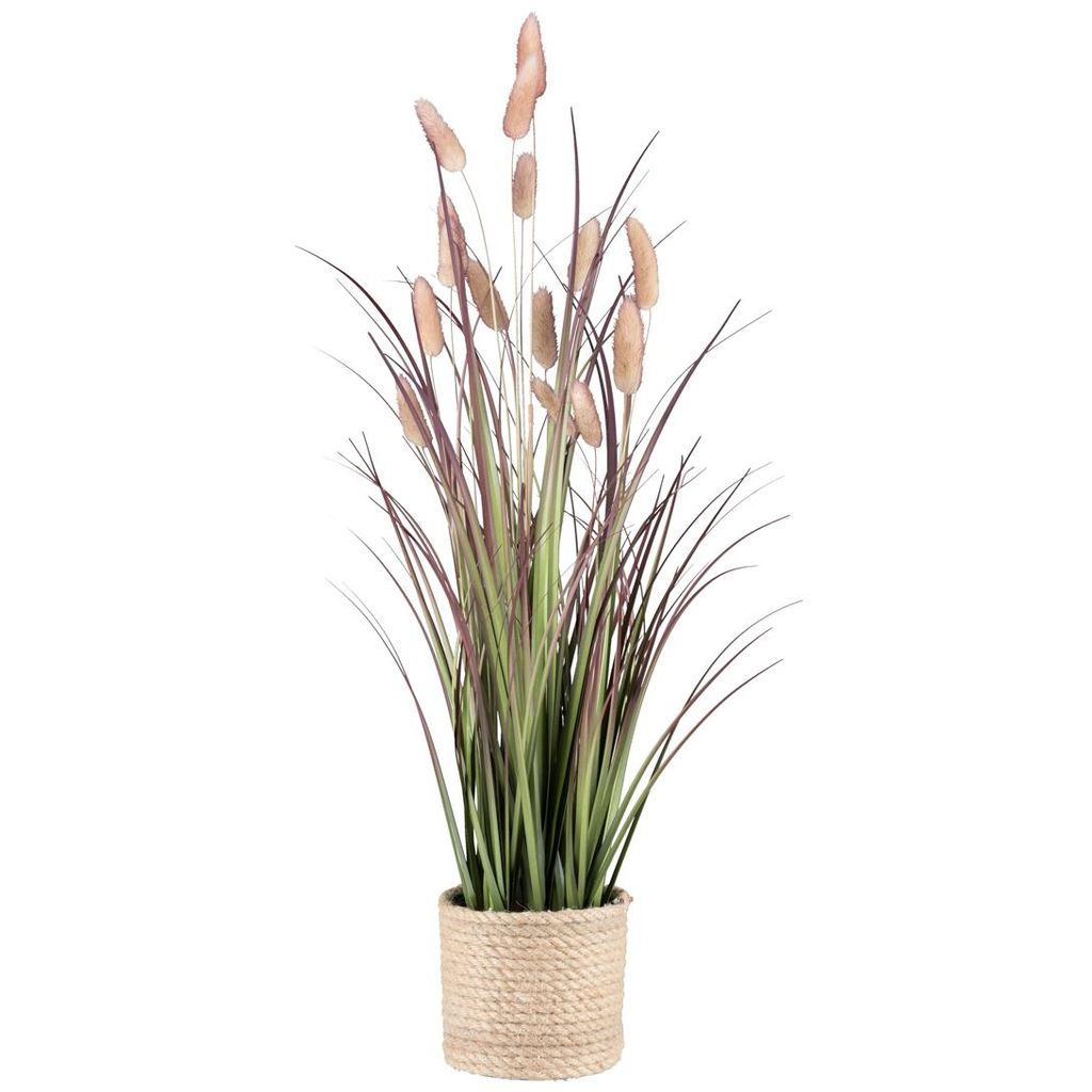CREATIV green künstliche Gräser im Topf 60cm in rosa mit Produktbild 