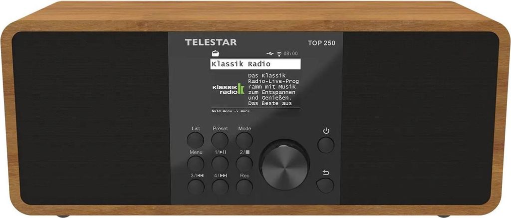 TELESTAR TOP 250 Holz Multifunktionsradios Stationär Produktbild 