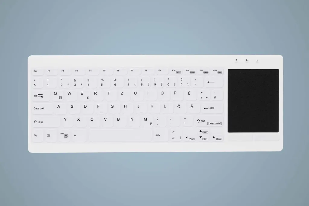Clavier médical lavable Contour Active Key MTA pour hôpitaux, blanc - 3