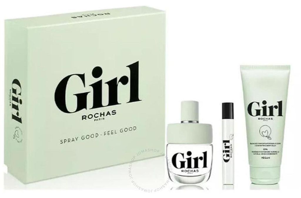 Rochas Girl woda toaletowa spray 100 ml zestaw 3 sztuk Zdjęcie produktu 