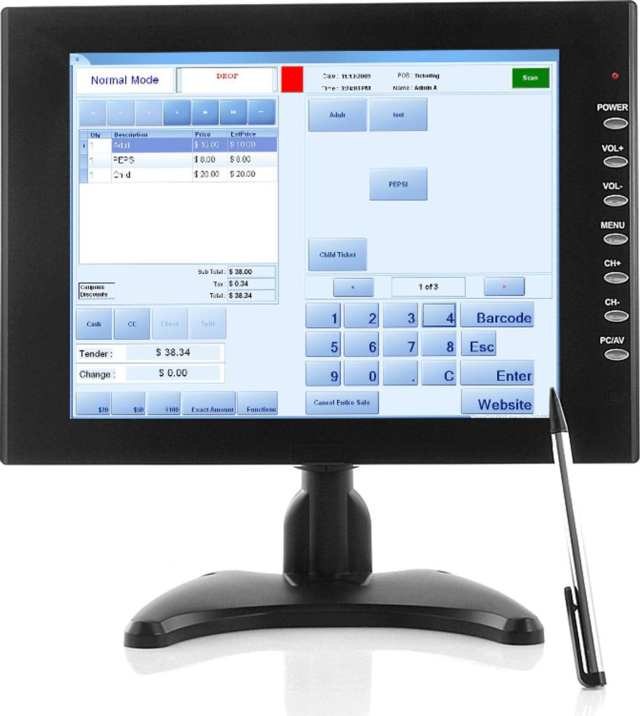 10.4 Ecran taktile Ecran LCD