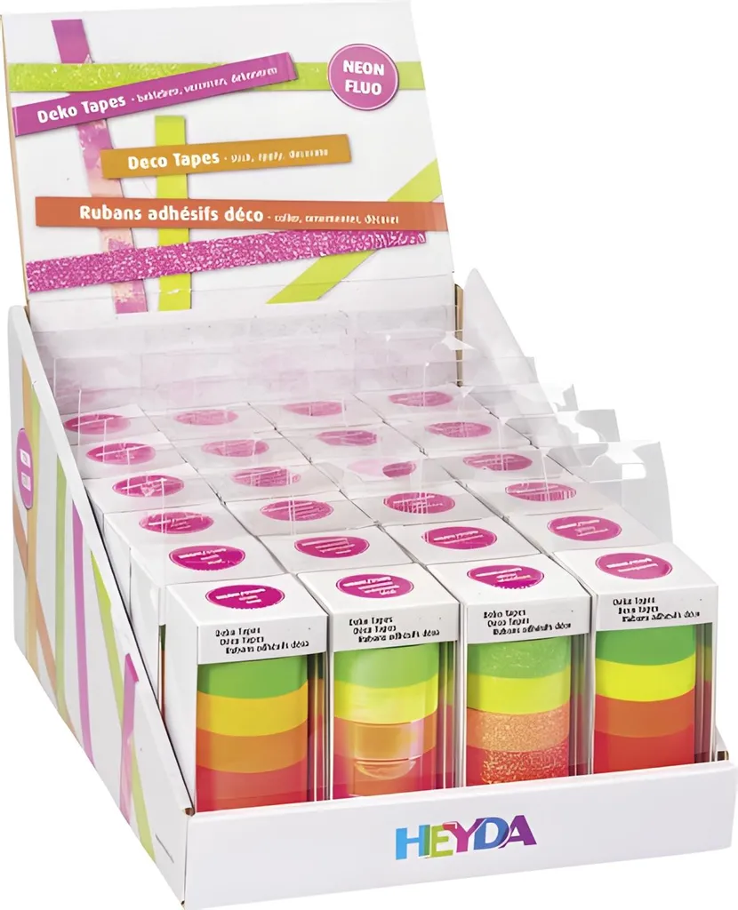 Ruban adhésif décoratif HEYDA 203584584 Néon arc-en-ciel pour comptoir