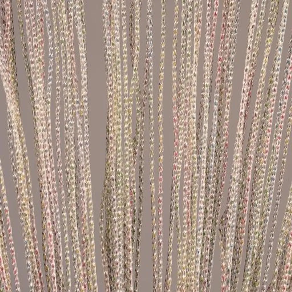 Moustiquaire de porte Medusa 100x220cm rideau transparent multicolore
