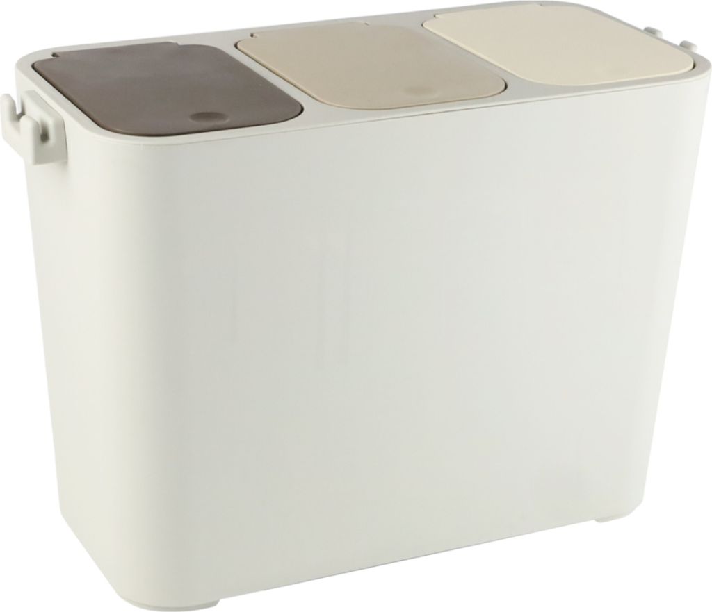 Abfalleimer 27L 3 Fächer (3 x 9L) Mülltrennsystem Produktbild 1