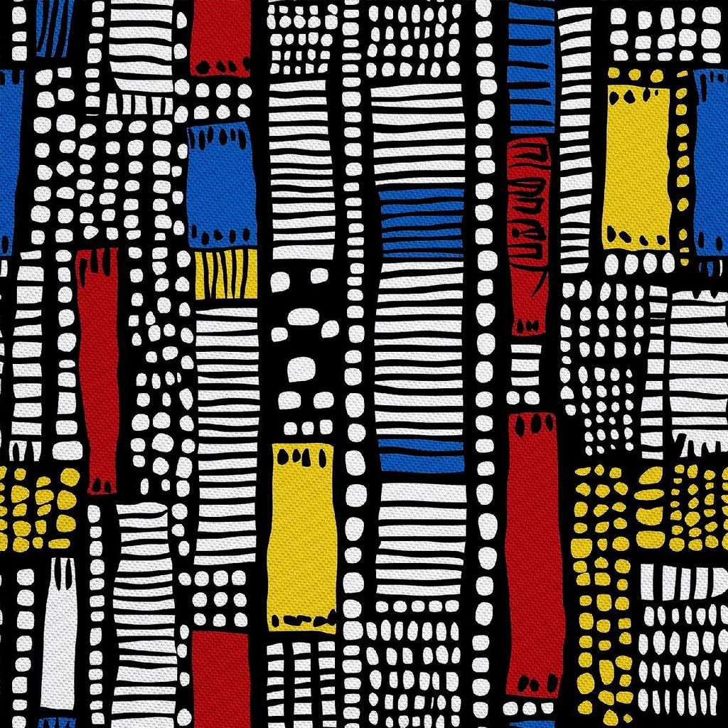 OUTDOOR DEKOSTOFFE OXFORD - Motiv Afrikanisch | DX18028