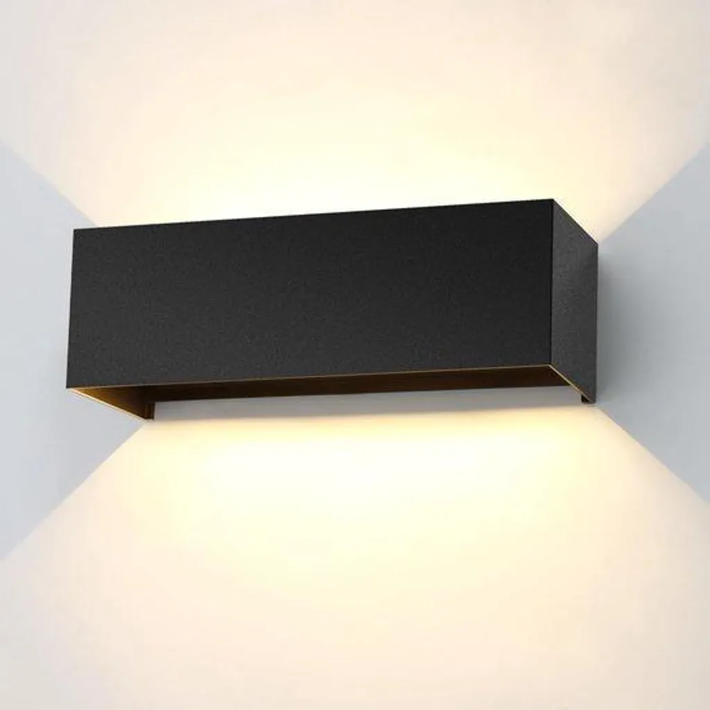 Luminaire extérieur mural LED 24W étanche IP65 en aluminium anthracite