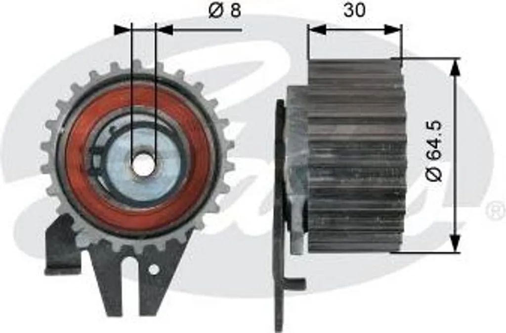 Galet Tendeur de Distribution pour Alfa Giulietta, Spider et Delta 4C