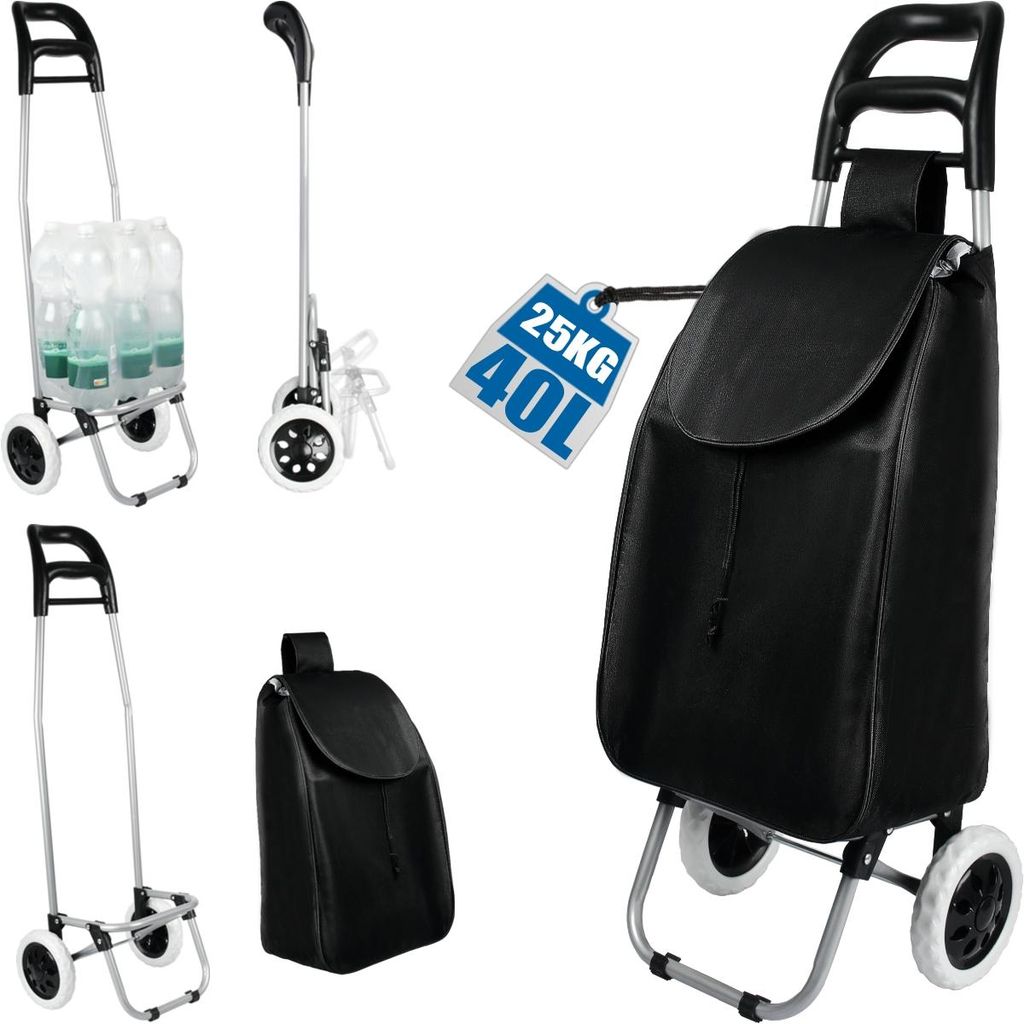 2IN1 Einkaufstrolley auch als Sackkarre nutzbar klappbar Produktbild 