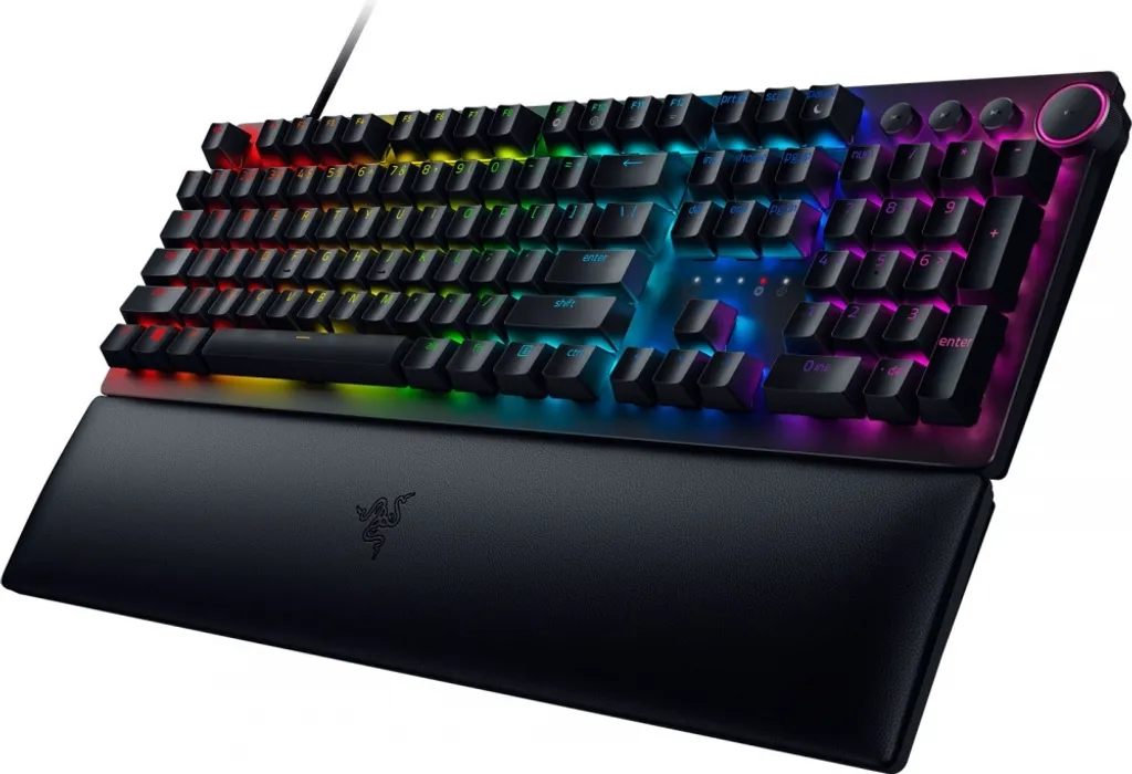 Razer Huntsman V2 Clavier Rétroéclairé avec Switchs Optiques Purple