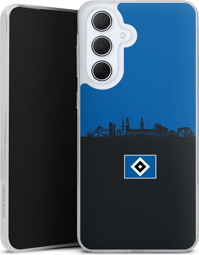 DeinDesign Slim Hülle für Samsung Galaxy A36 5G Silikon Case Ultra Dünn Handyhülle HSV Hamburg Skyline