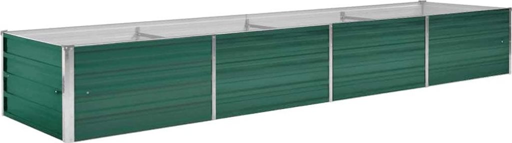 vidaXL Zahradní zvýšený záhon z pozinkované oceli 320x80x45 Obrázek produktu 