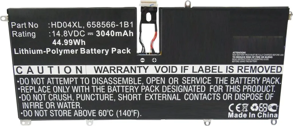 Batteria per HP CoreParts 47.36Wh | Sicurezza e Longevità
