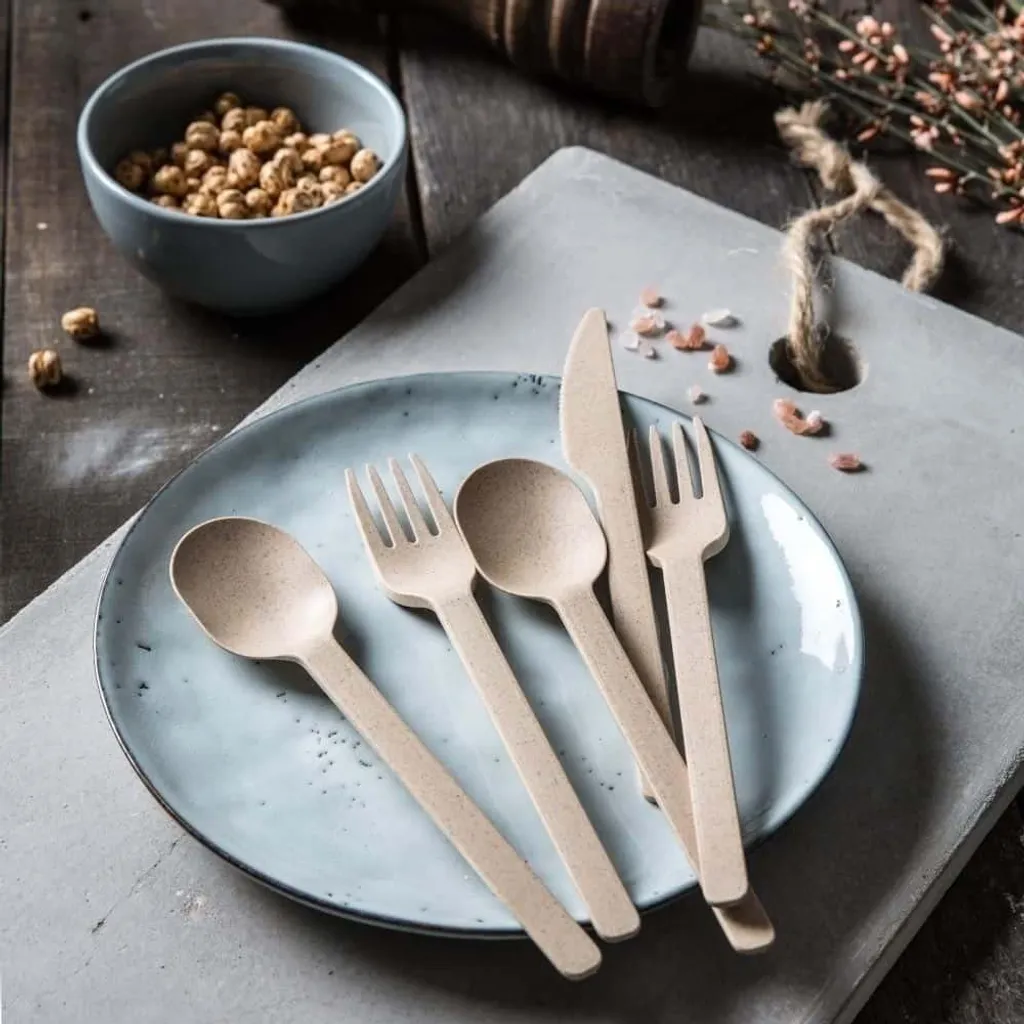 Cuillères de table réutilisables 18cm Happy Cutlery - Pack de 60 unités - 3