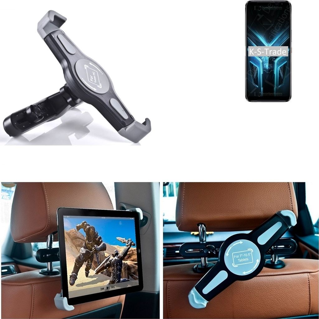 K-S-Trade Tablethalterung kompatibel mit Alldocube iPlay 30 KFZ Kopfstützen Halterung 360° Auto Sitzhalterung Headrest Holder Halter Tablet PC
