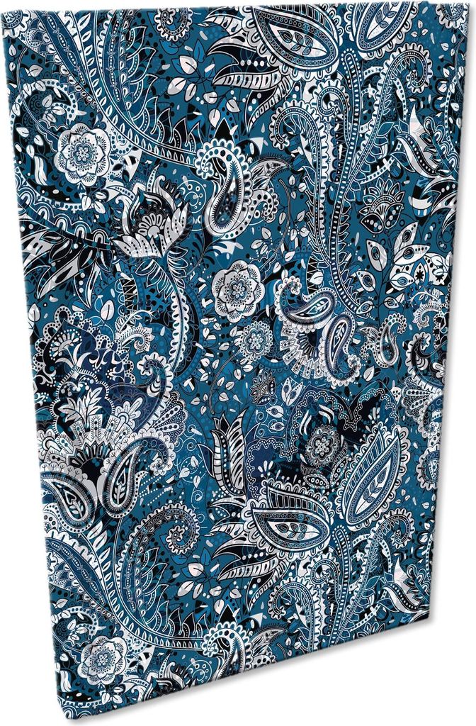 Notes A5 kratka Soft Touch Ornament Blue