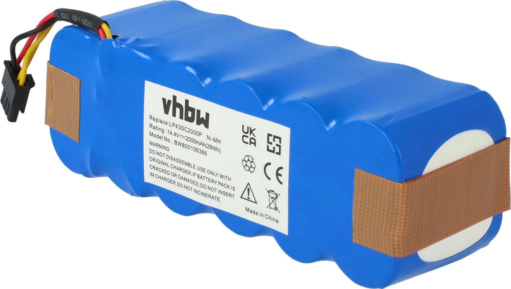 vhbw Akku kompatibel mit Profimaster Robot 2712 Staubsauger Produktbild 
