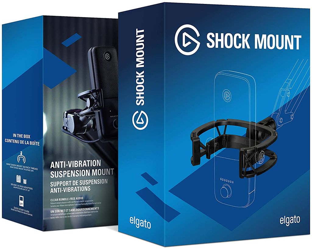 Elgato Wave Shock Mount, Mikrofon-Stoßhalterung, Schwarz, Produktbild 