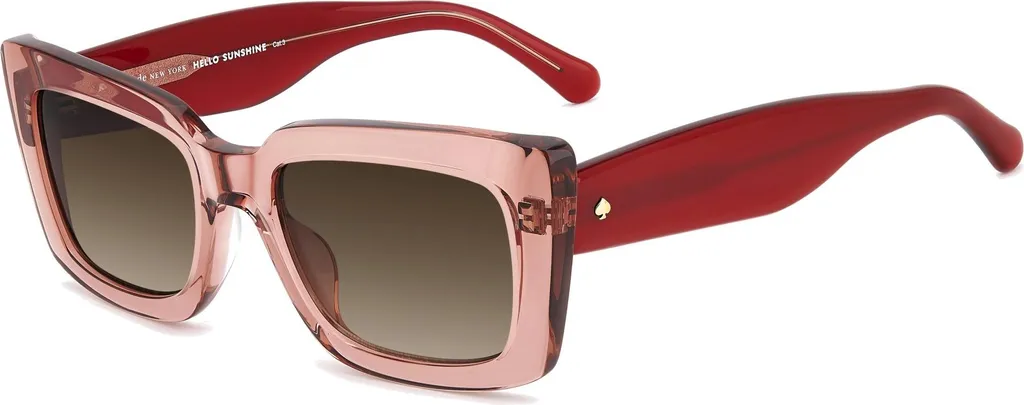 Lunettes de soleil roses pour femme Kate Spade : accessoire de mode chic