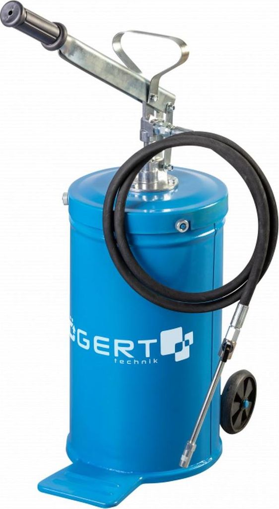Högert Hand-Fettpistole mit Rädern, 16 l